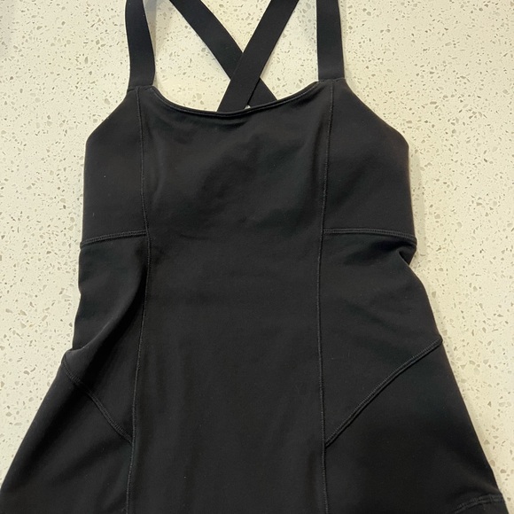 Lululemon cris cross straps build in bra tank top . - Picture 3 of 9